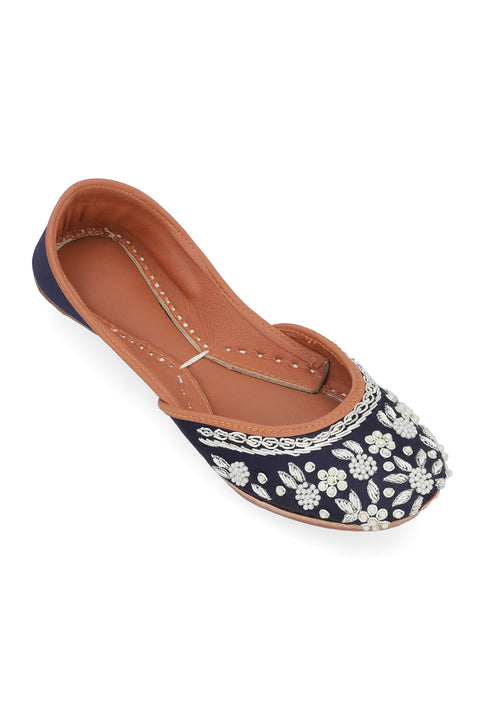 Navy Blue Khussa G04190/500