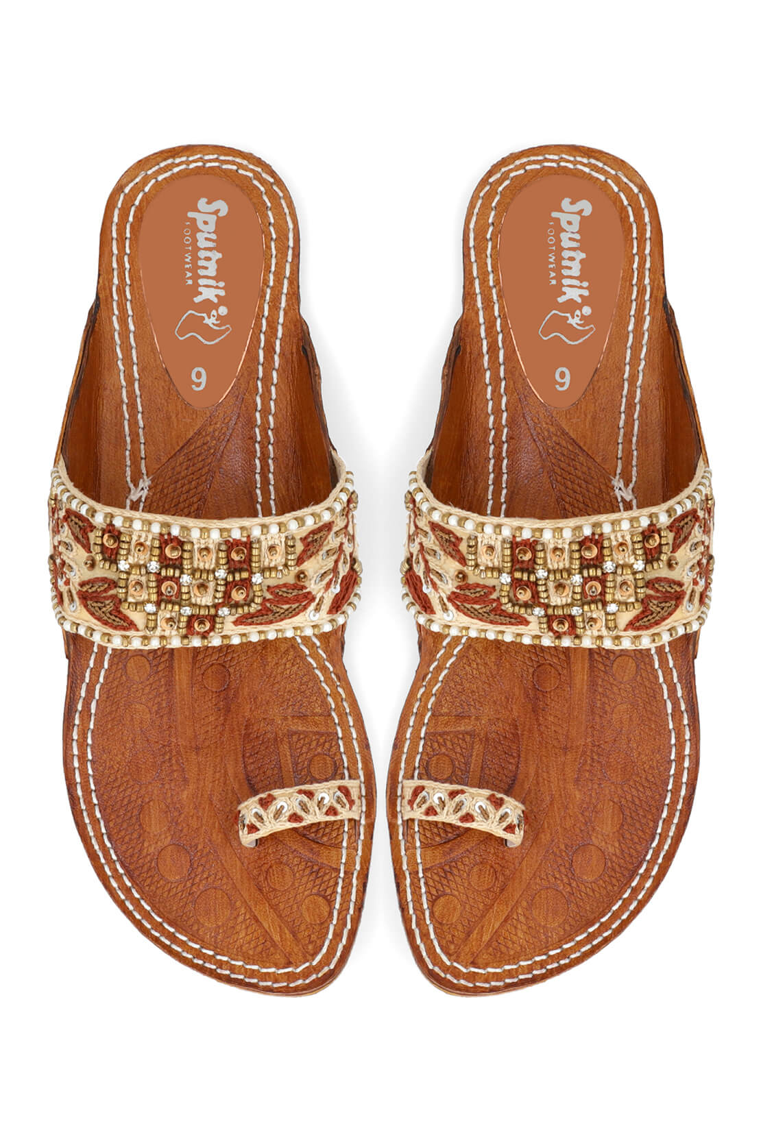 Brown Flat Slipper H02126/001