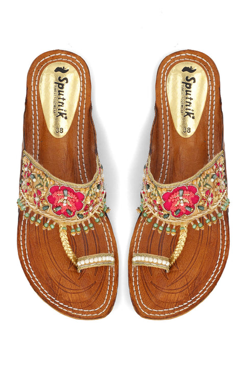Golden Multi Flat Slipper H02134/110