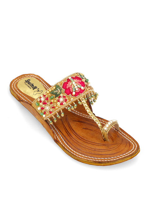 Golden Multi Flat Slipper H02134/110