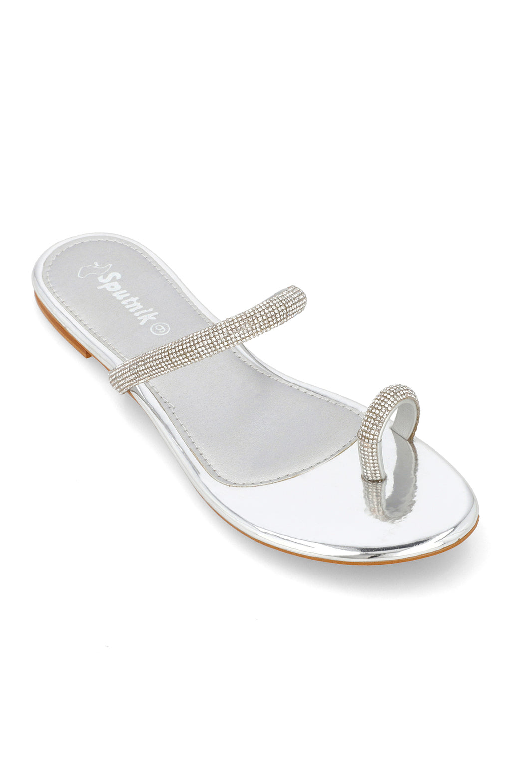 Silver Flat Slipper H02143/010