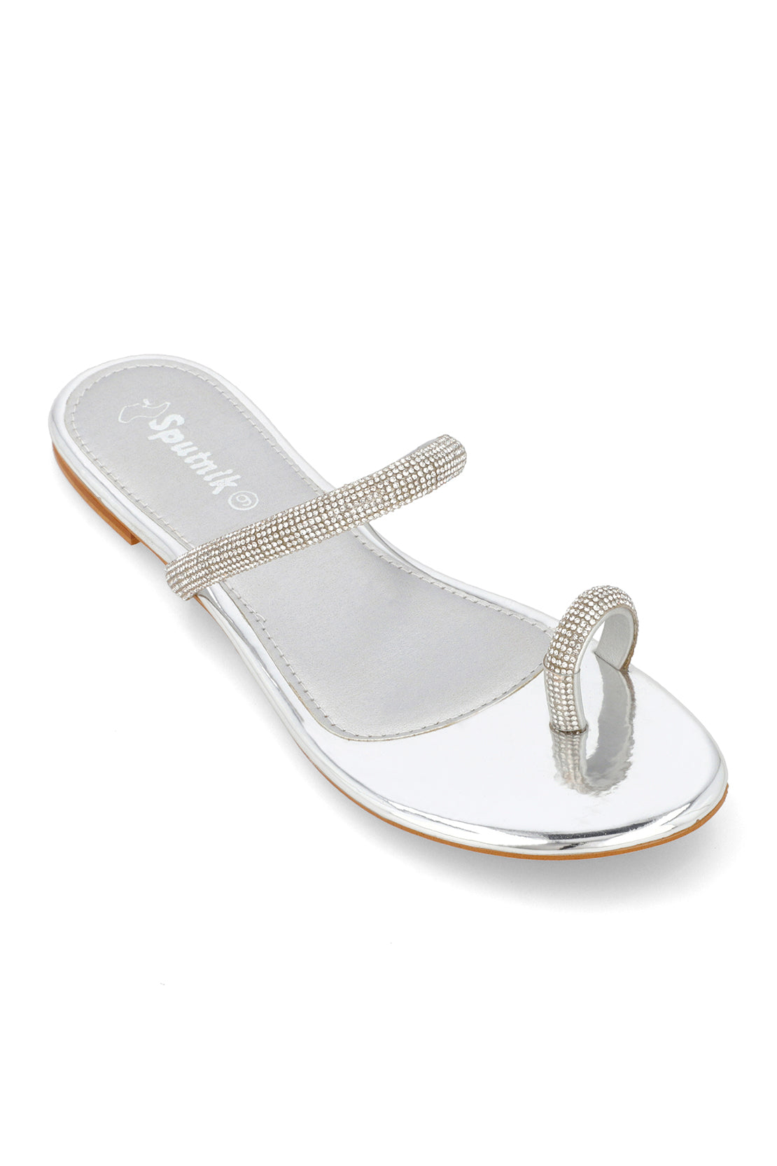 Silver Flat Slipper H02143/010
