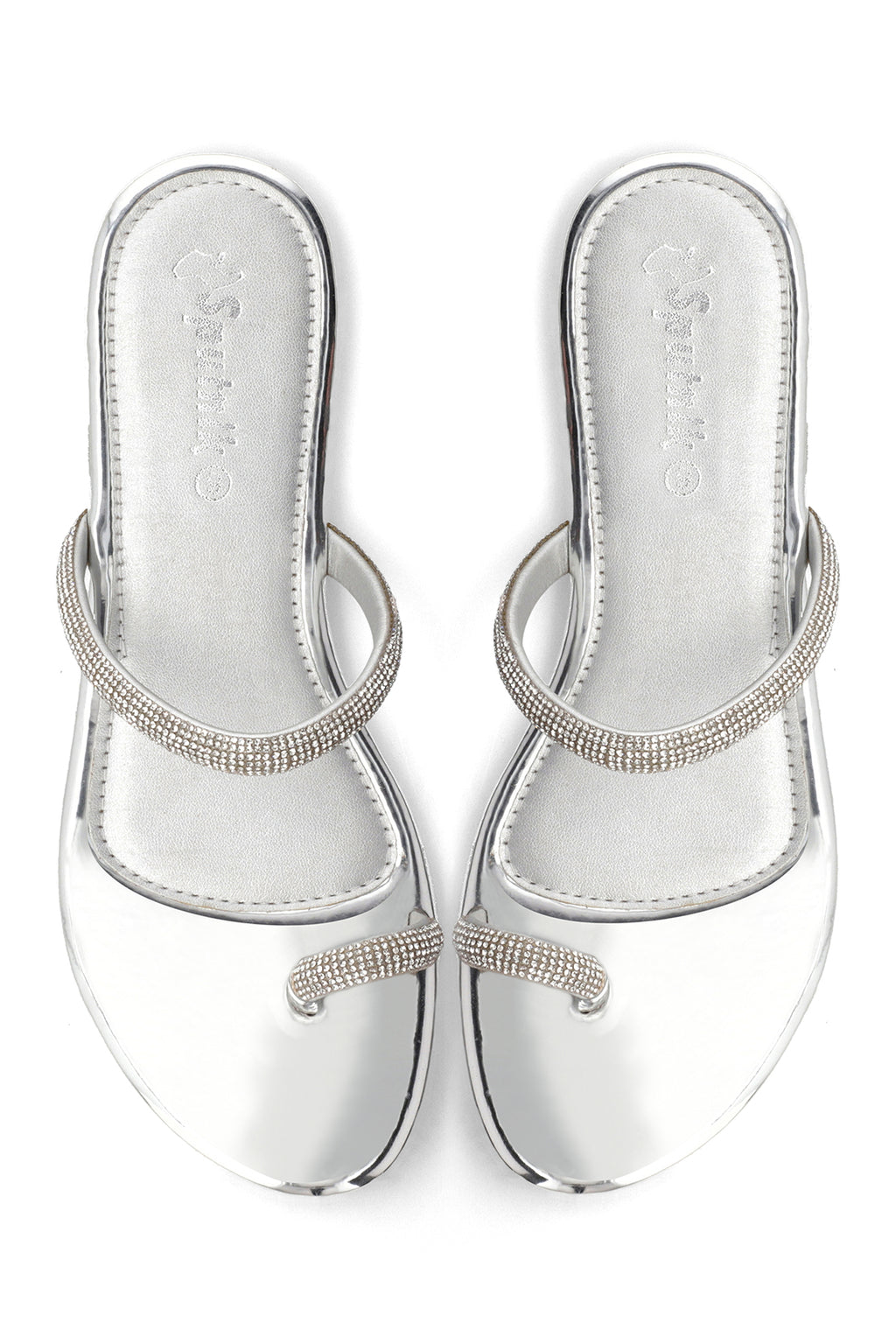 Silver Flat Slipper H02143/010