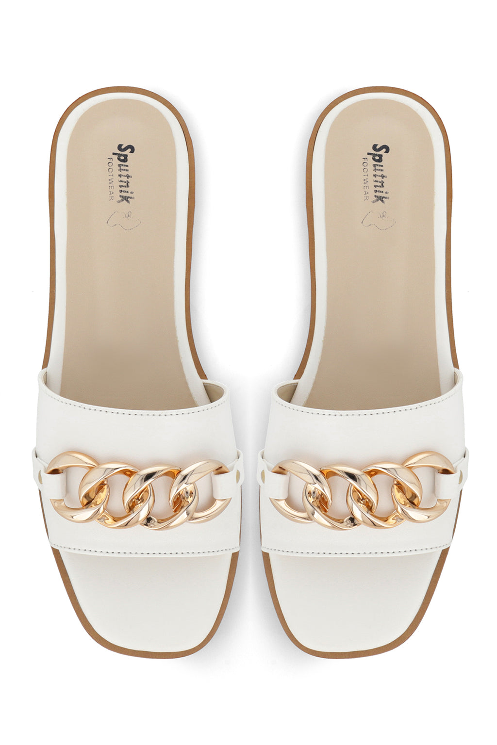 White Flat Slipper H02184/003