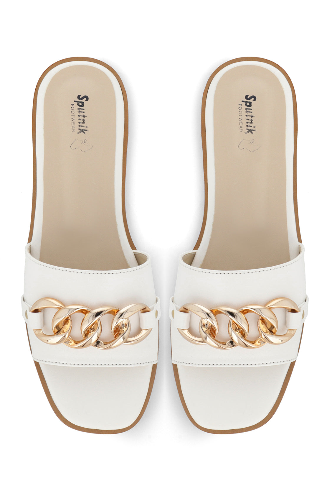 White Flat Slipper H02184/003