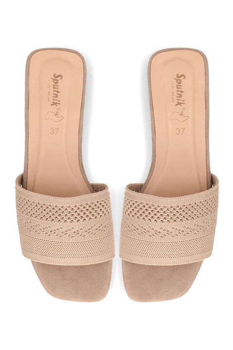 Fawn Flat Slipper H02212/006