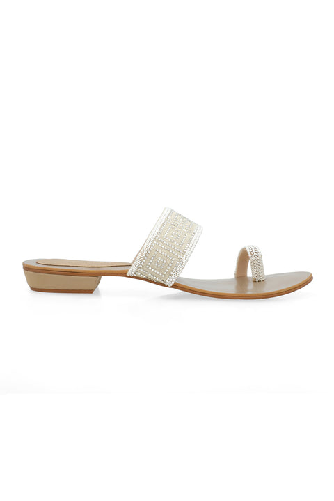 Fawn Flat Slipper H02218/006