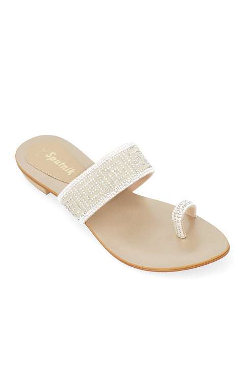 Fawn Flat Slipper H02218/006