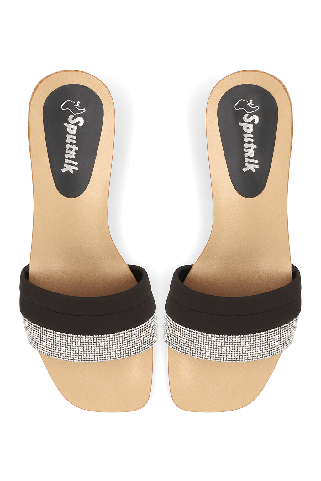 Black Flat Slipper H03250/002