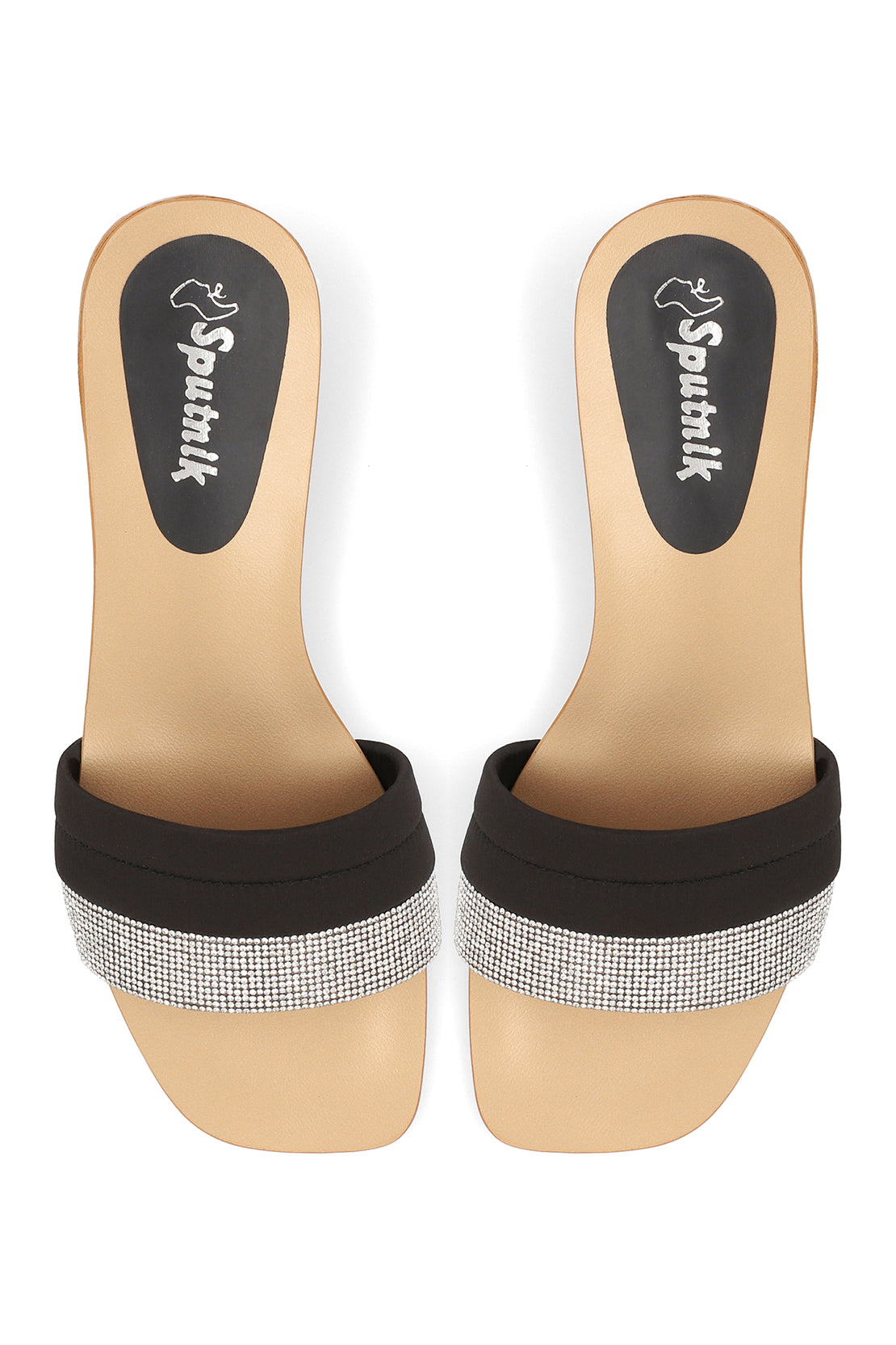 Black Flat Slipper H03250/002