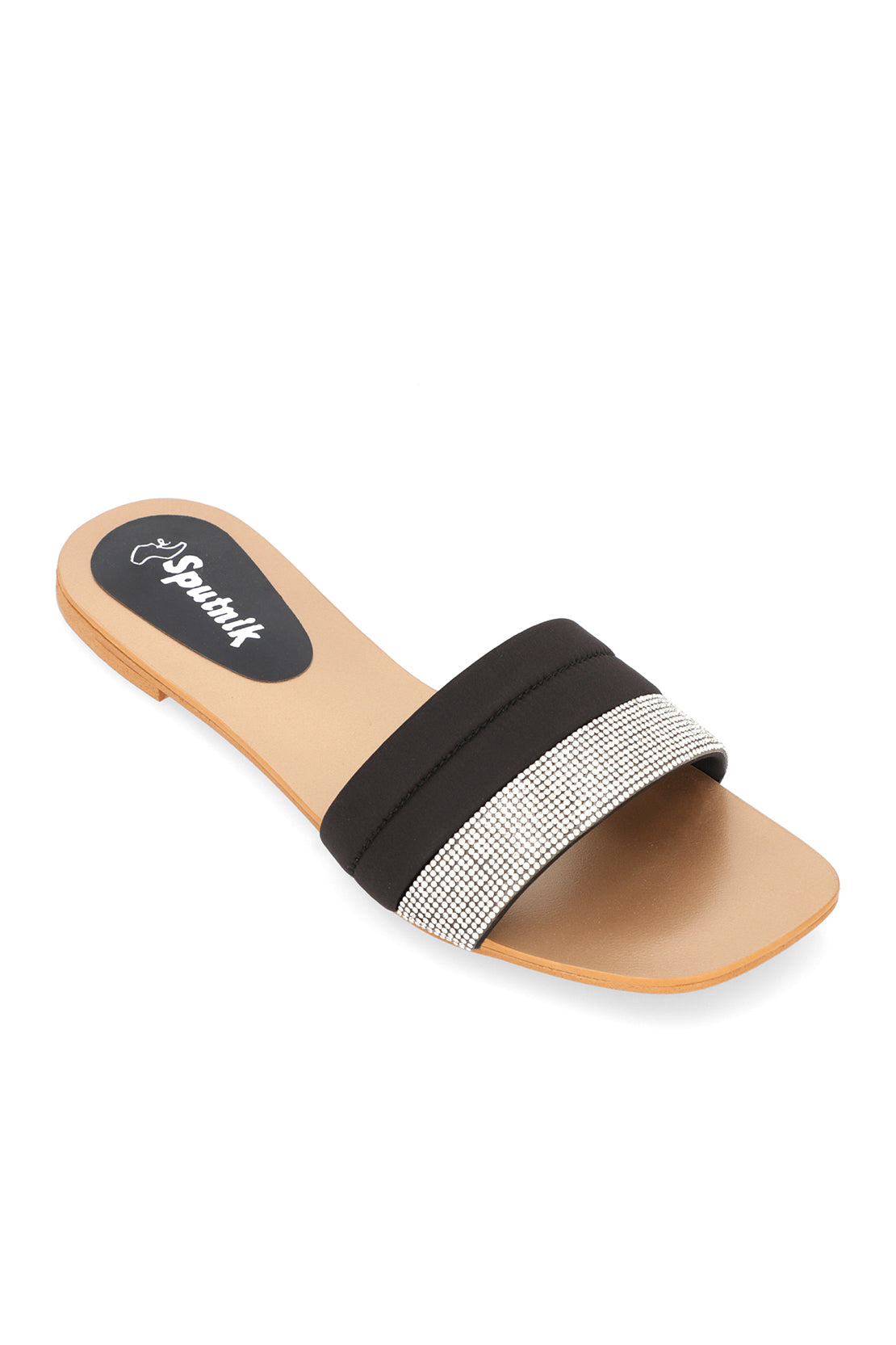 Black Flat Slipper H03250/002