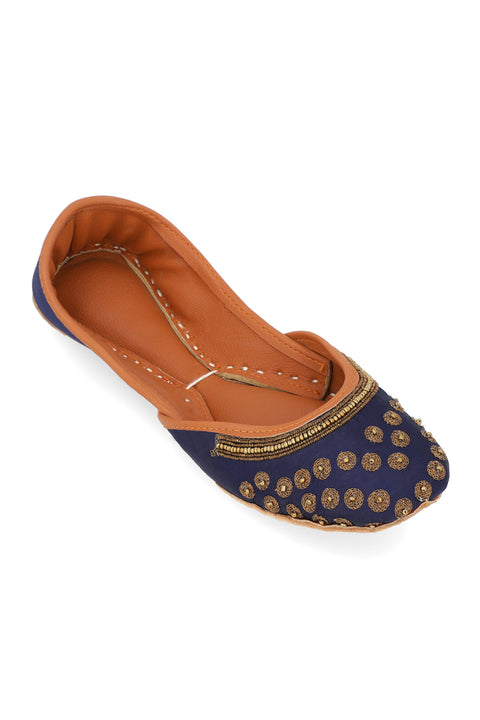 Navy Blue Khussa H04135/500