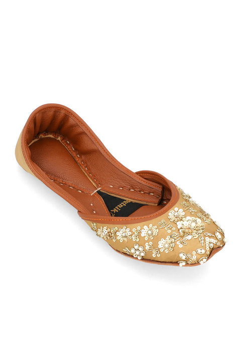 Fawn Golden Khussa H04223/611