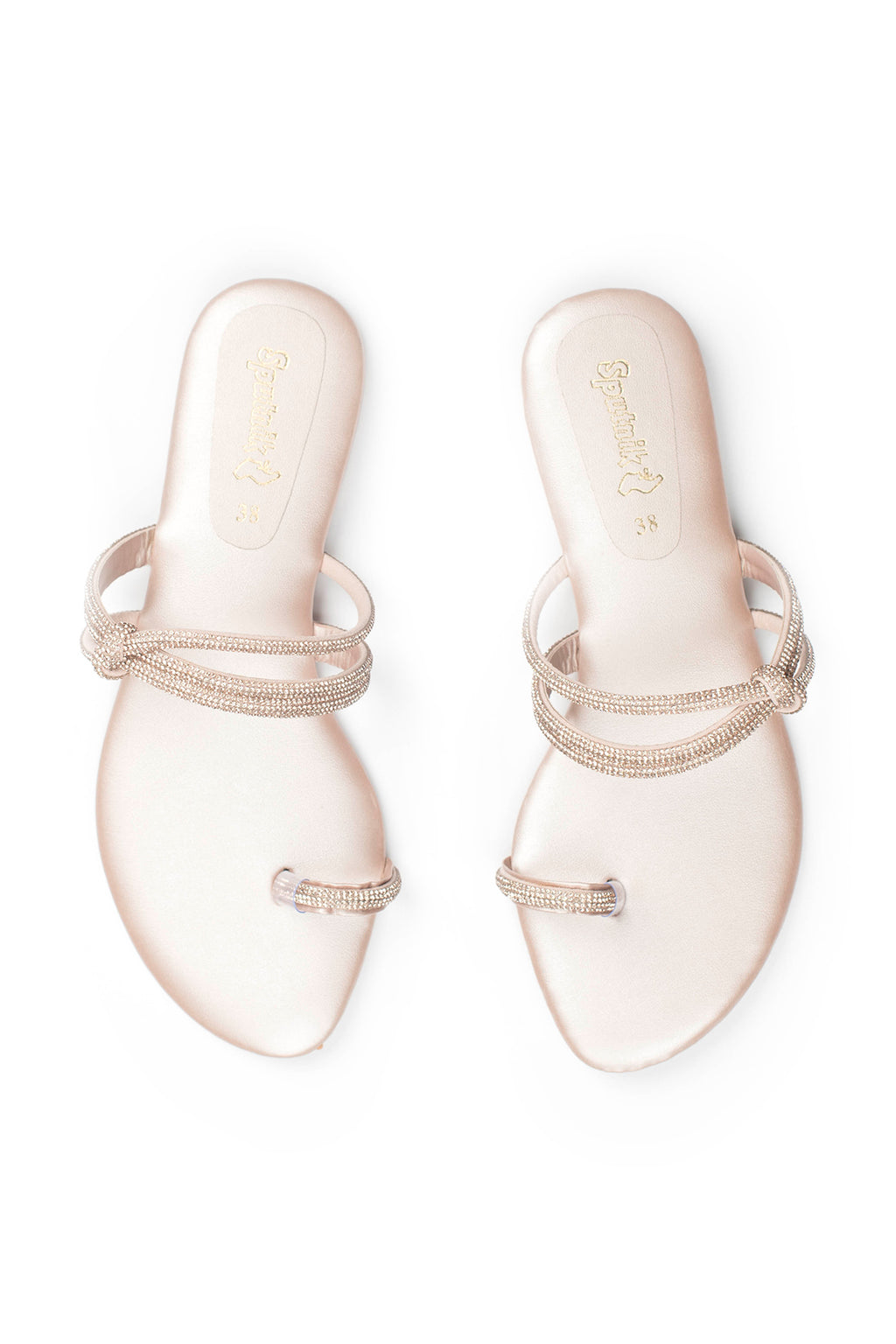 Peach Flat Slipper J02215/130