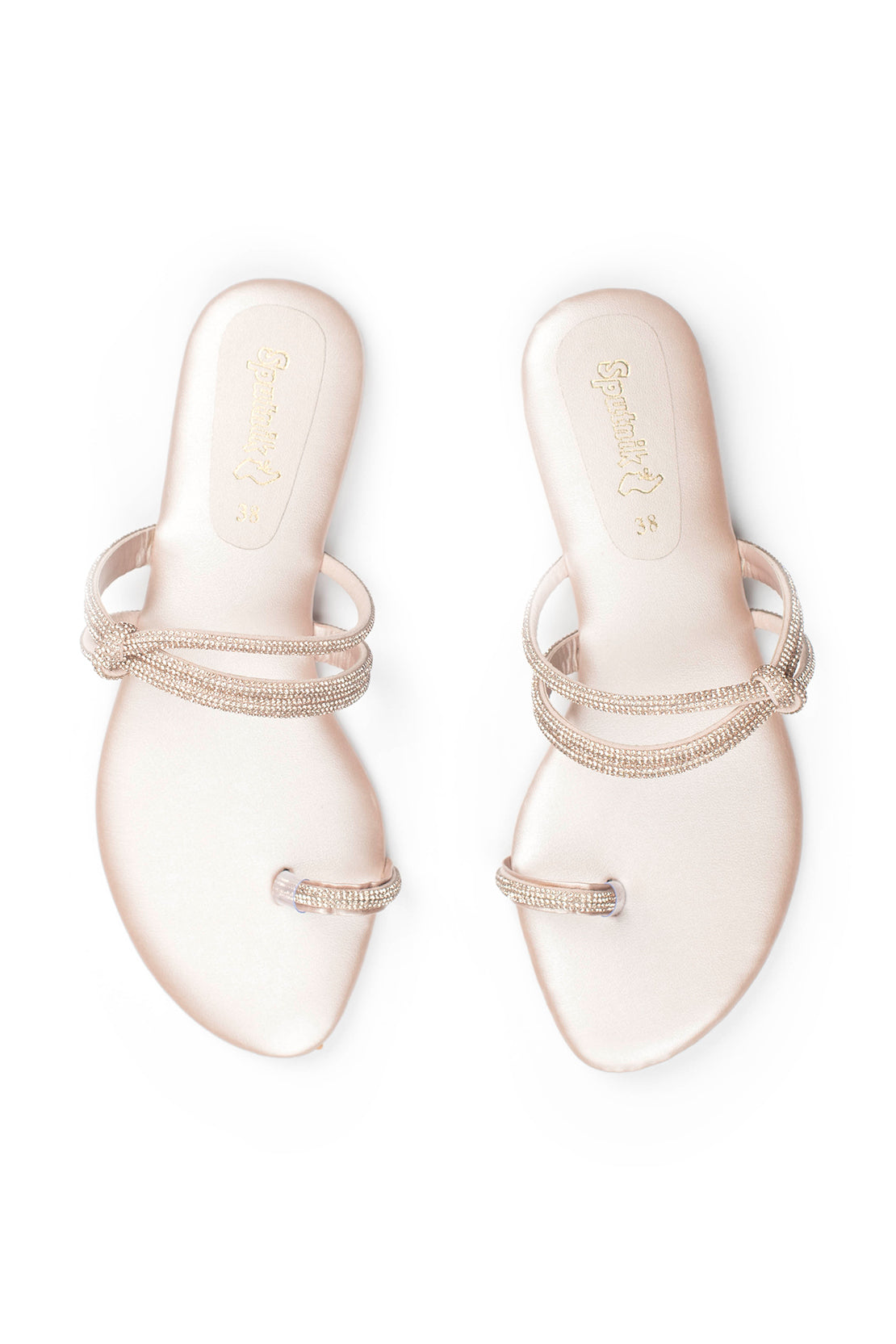 Peach Flat Slipper J02215/130