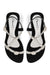Black Suede Flat Sandal J02271/2s0