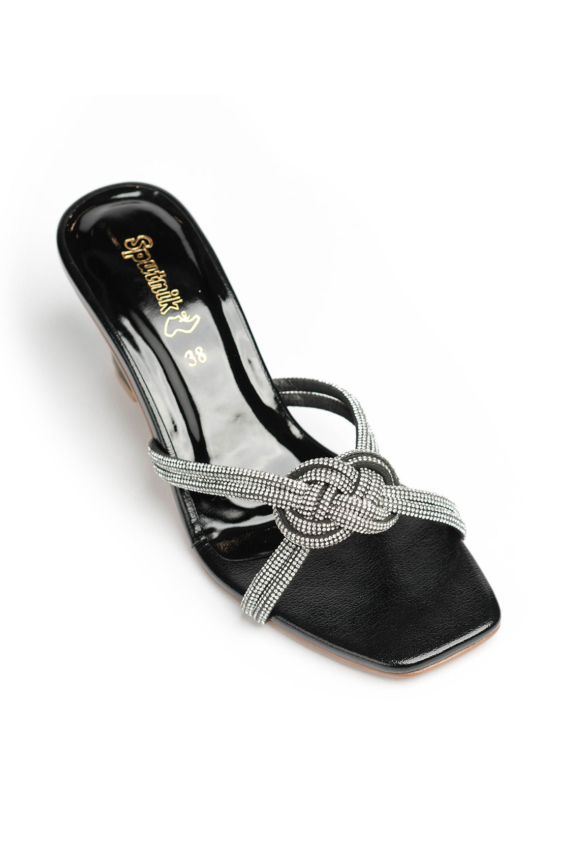 Black Fancy Slipper J02760/002