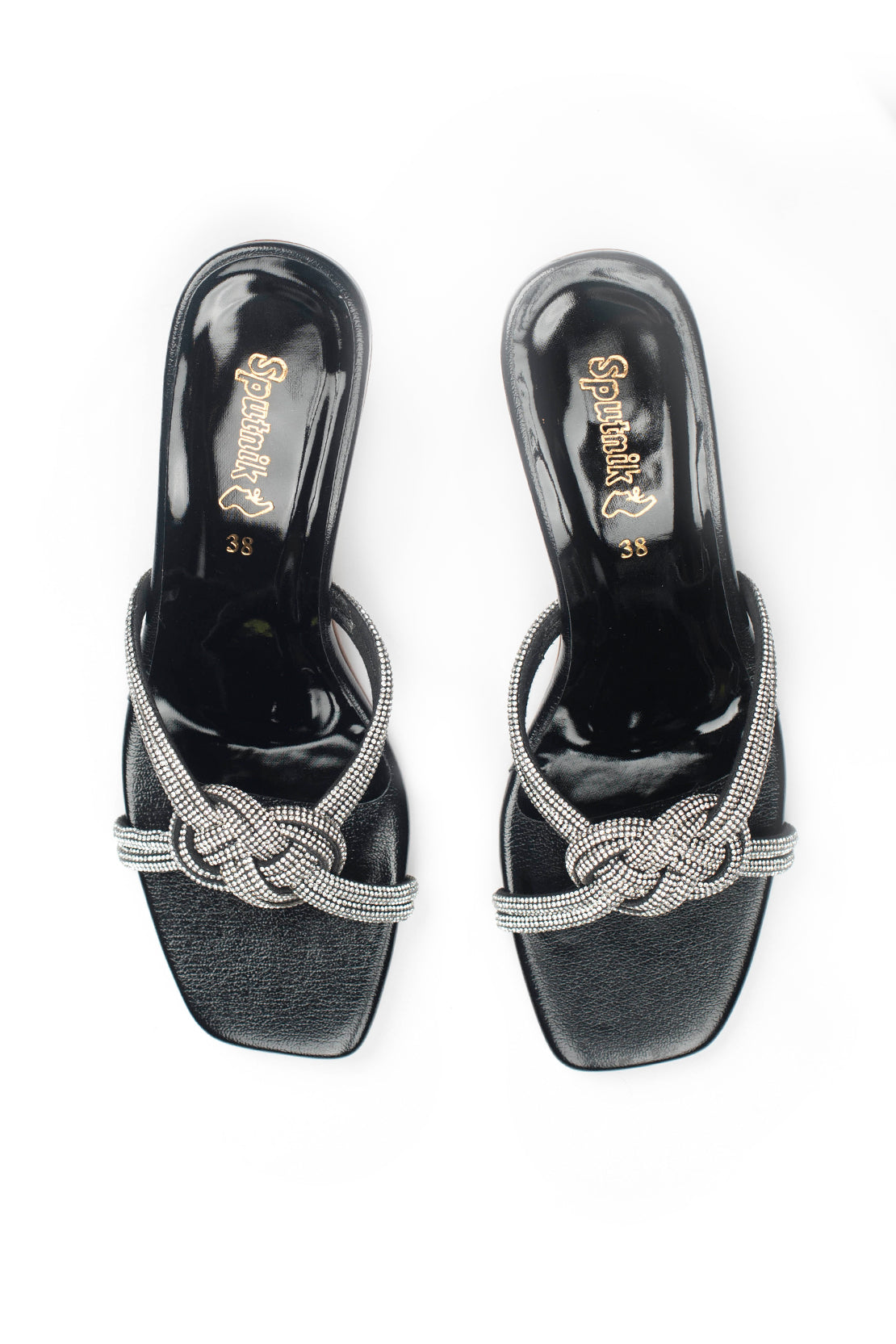 Black Fancy Slipper J02760/002