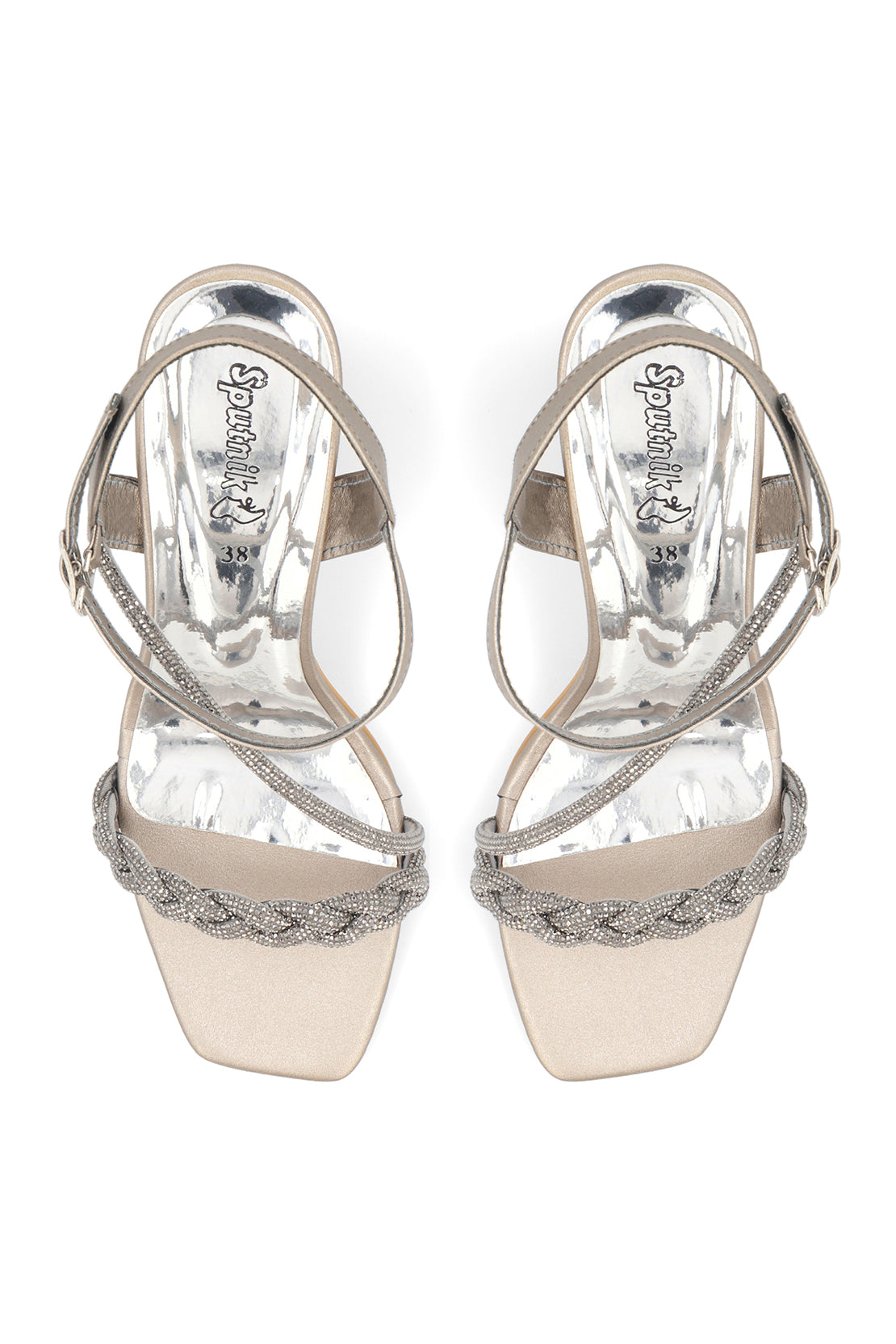 Grey Fancy Sandal J03333/015