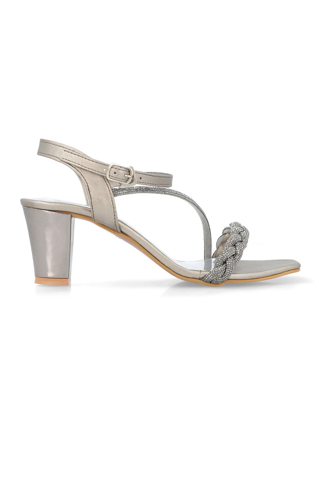 Grey Fancy Sandal J03333/015