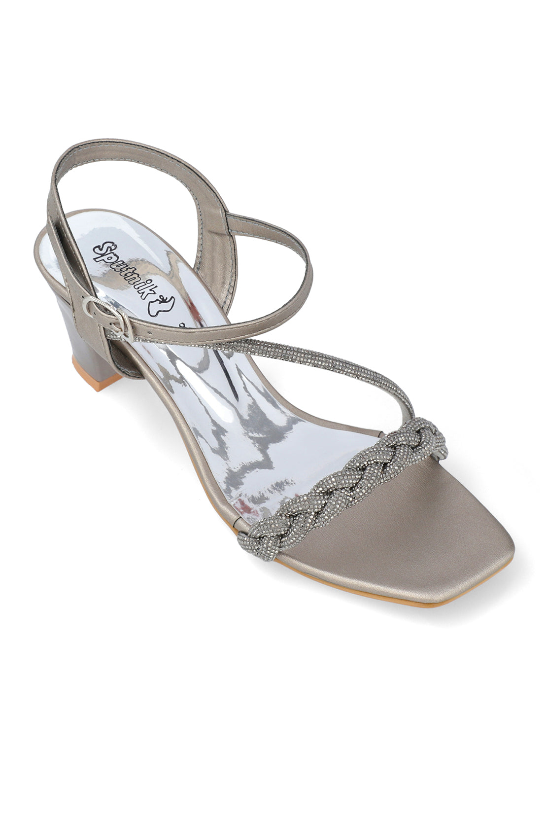 Grey Fancy Sandal J03333/015
