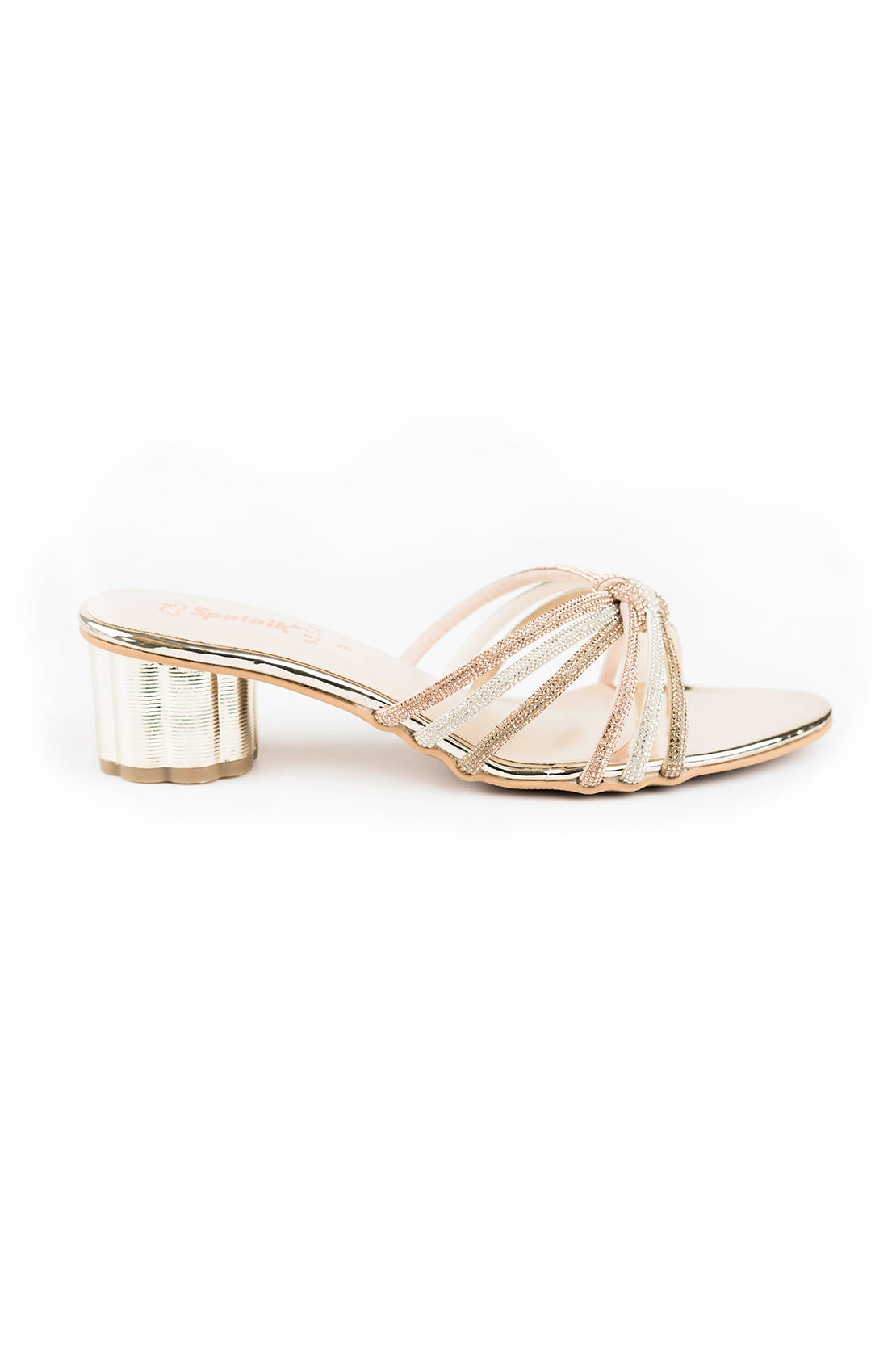 Golden Multi Fancy Slipper J02425/110